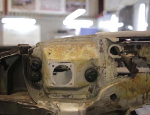 How to fix a rusty Mercedes-Benz R107 SL bulkhead