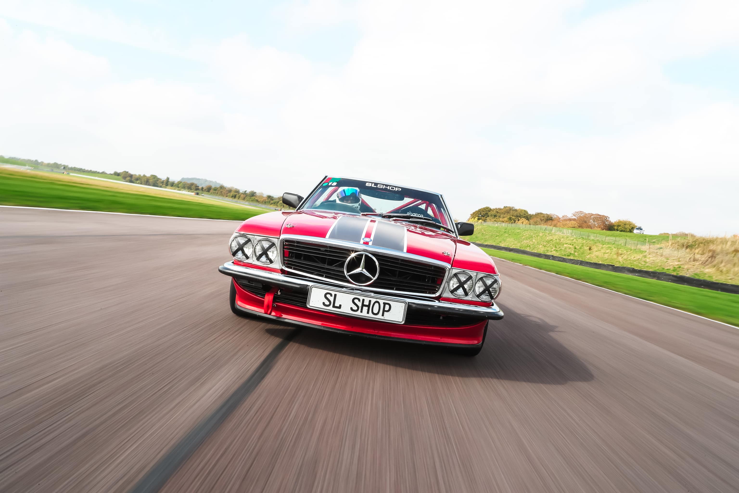 Classic Mercedes SL Track Car