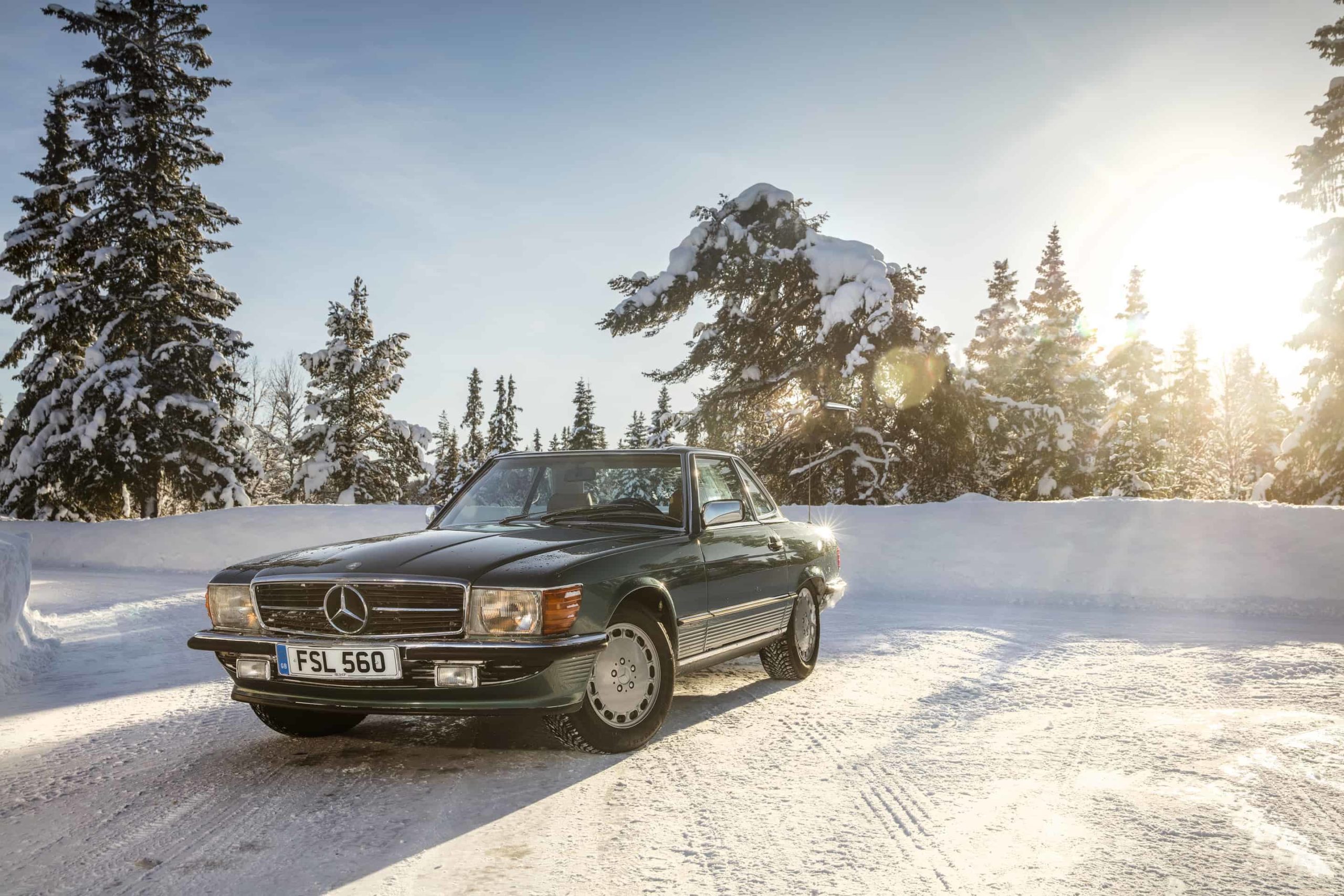 Mercedes 560 SL norway