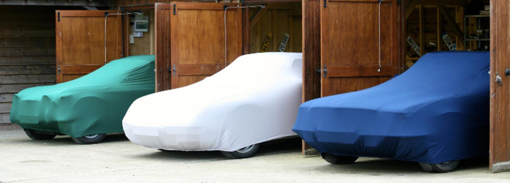 A selection of car covers for classic Mercedes-Benz