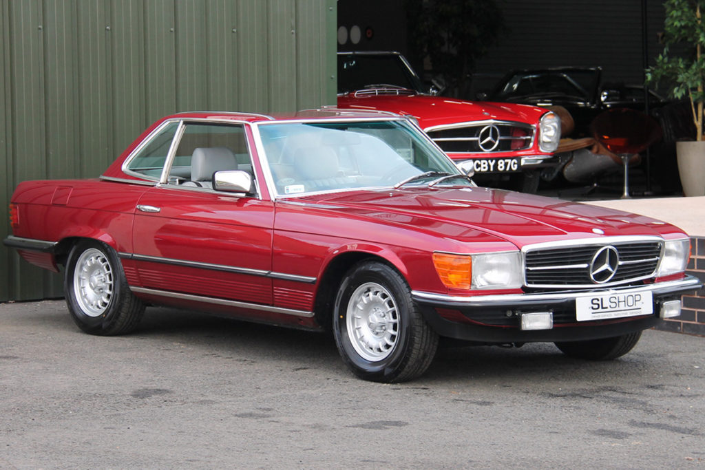 The Left Hand Drive Car - 1984 Mercedes-Benz 380SL R107 for sale