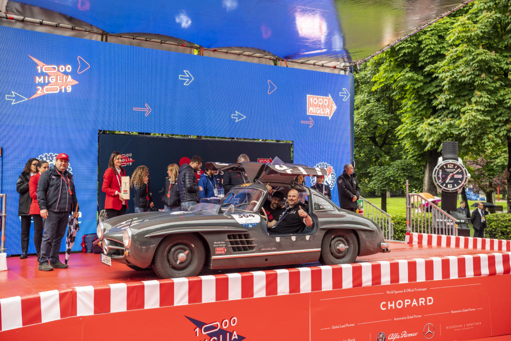 A thumbs up for the experience and the 300SL Gullwing.