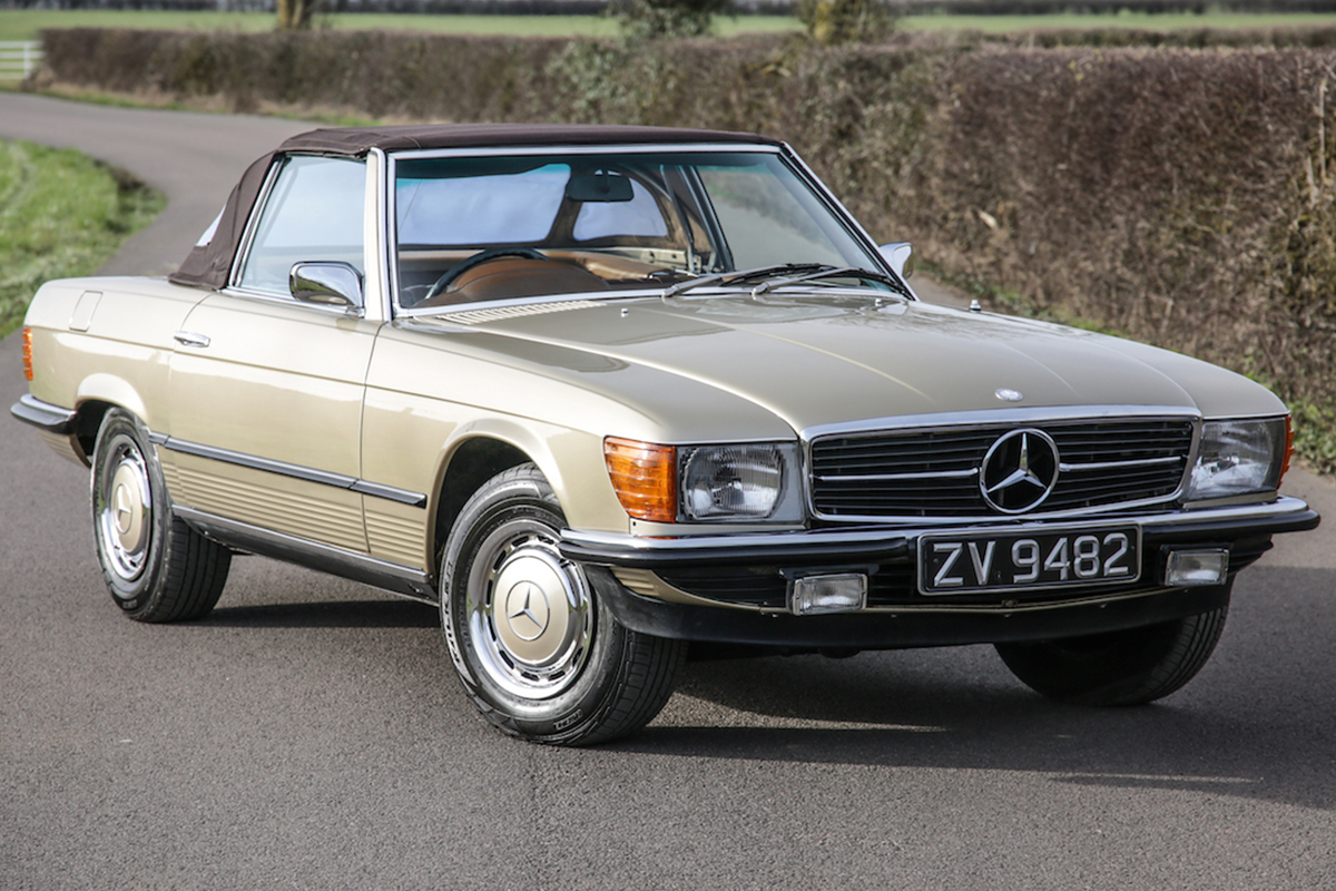 A lovely champagne Gold early 350 SL