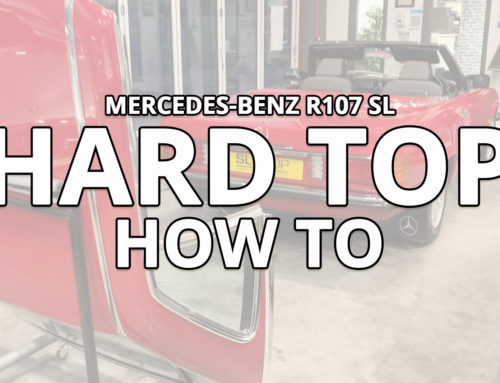 How to safely remove your Mercedes-Benz SL R107 Hard top
