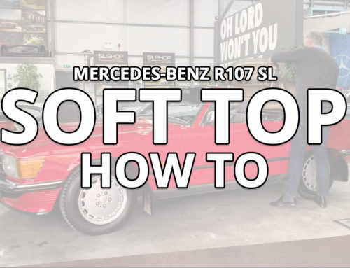 How to raise and lower your Mercedes-Benz SL R107 Soft top