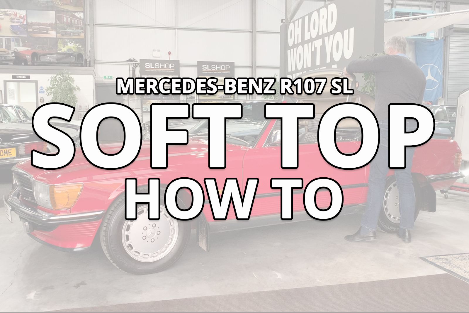 Mercedes R107 softtop