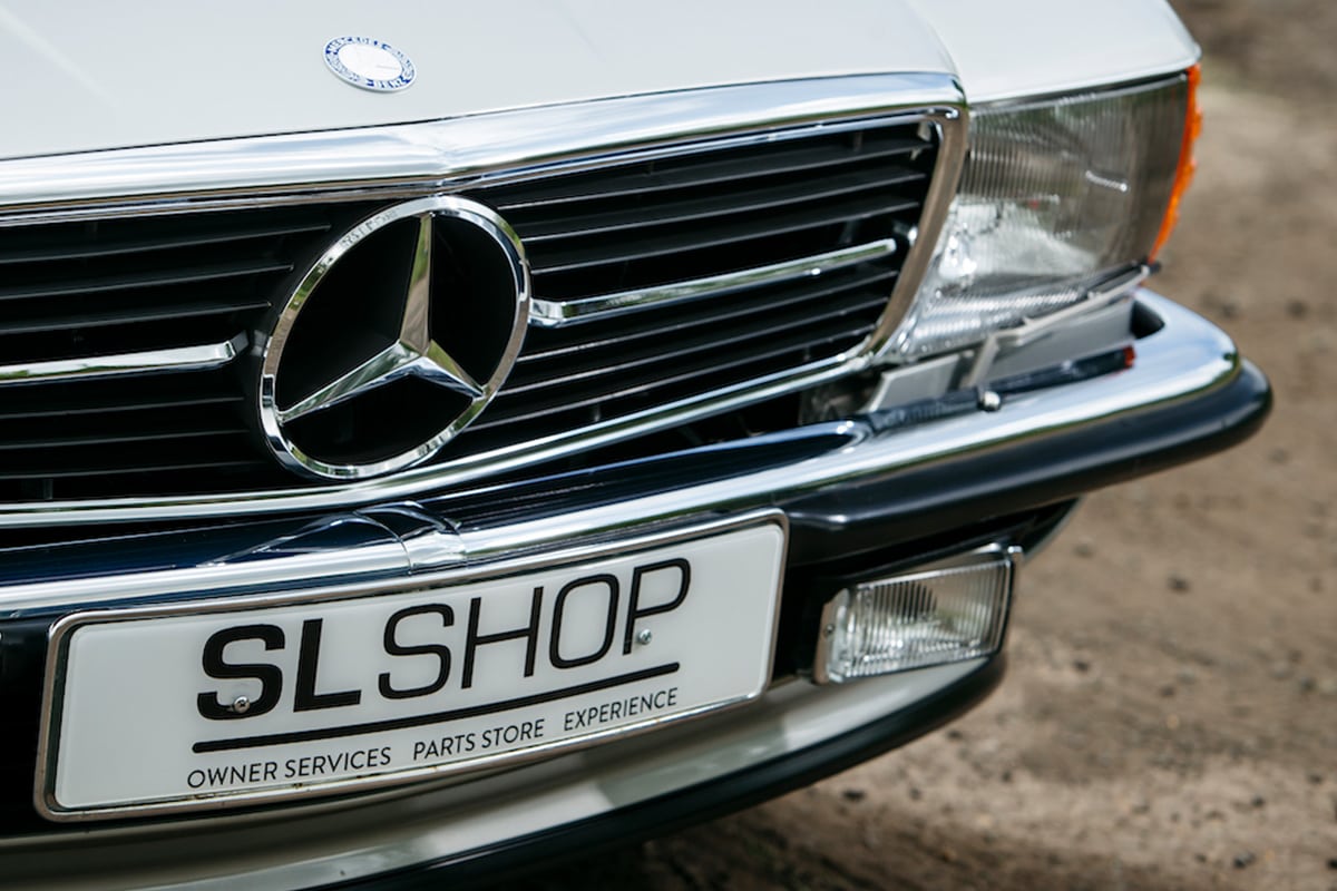 Halogen Headlight Set Left & Right For Mercedes SL R107 SLC C107 (Without LWR, 6 Pin)