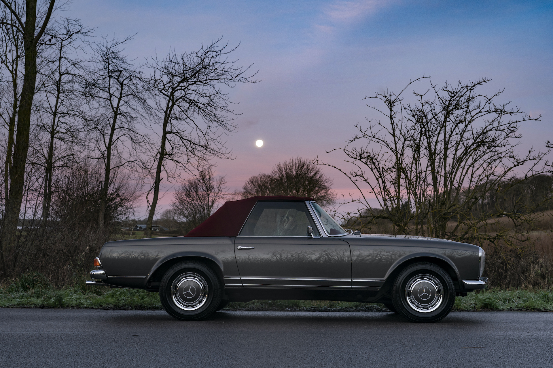 Mercedes Pagoda at Sundown