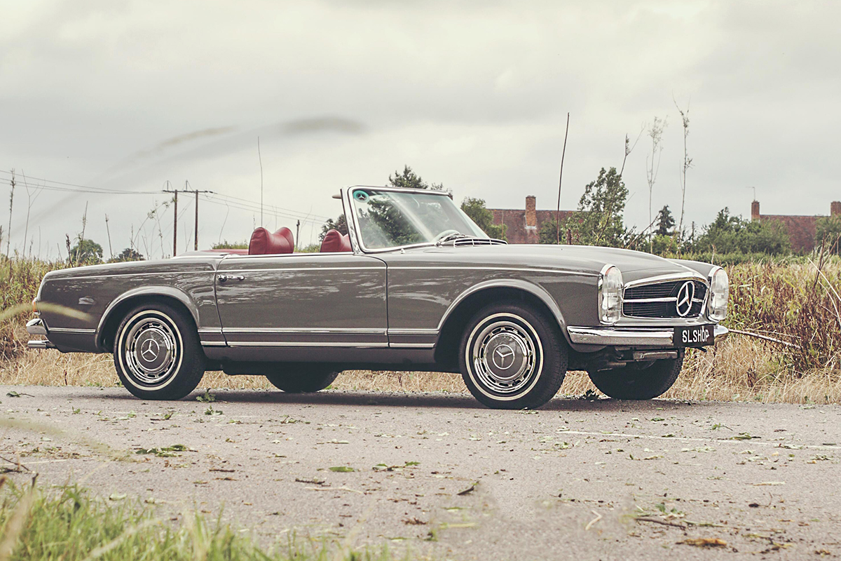 A left-hand drive 280SL Pagoda