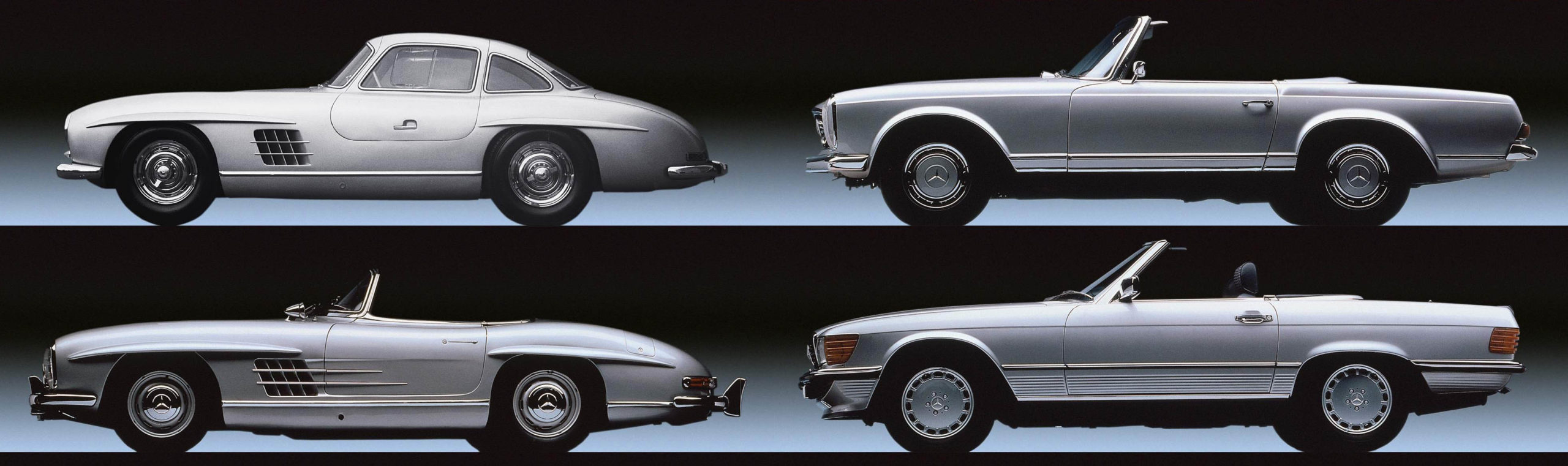 The Mercedes-Benz SL through the years.