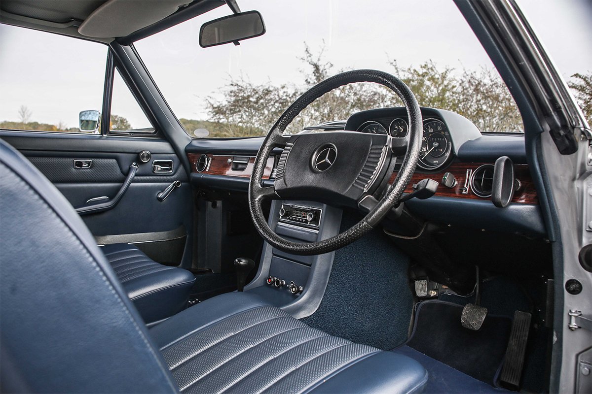 Interior of the Classic Mercedes 280CE