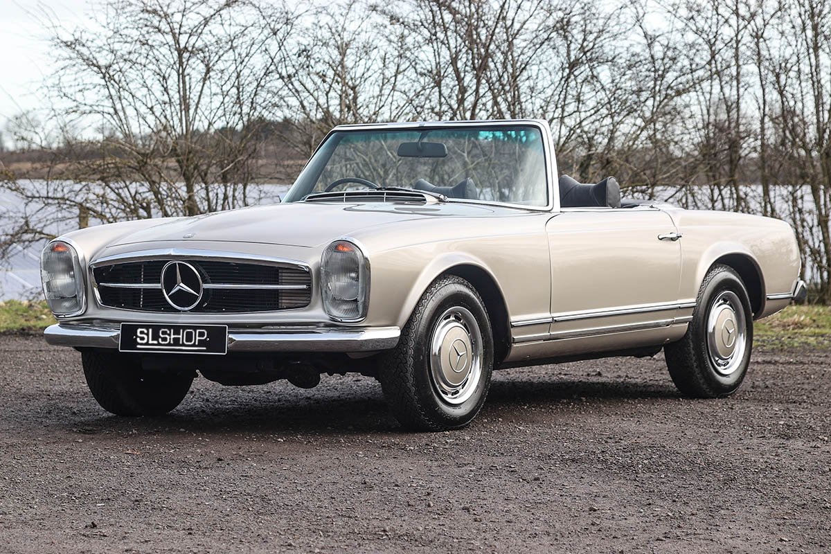 The Exterior of a Mercedes Pagoda Restoration Project For Sale