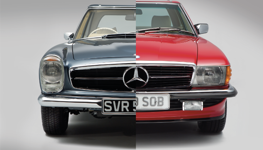 classic Mercedes restoration