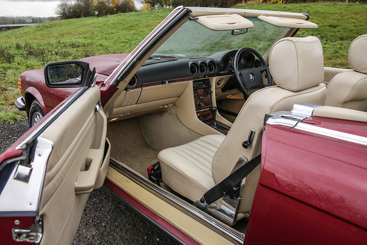 1989 Mercedes-Benz 300SL (R107) Almandine Red with Beige Leather #2245 ...