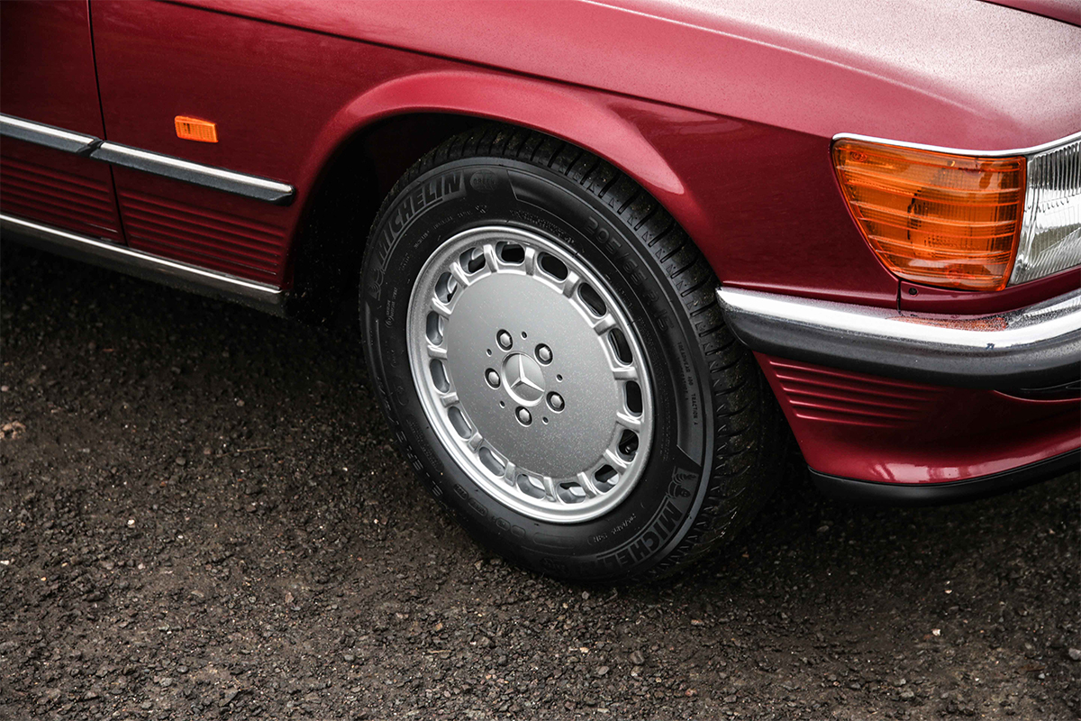 1989 Mercedes-Benz 300SL (R107) Almandine Red with Beige Leather #2245 ...