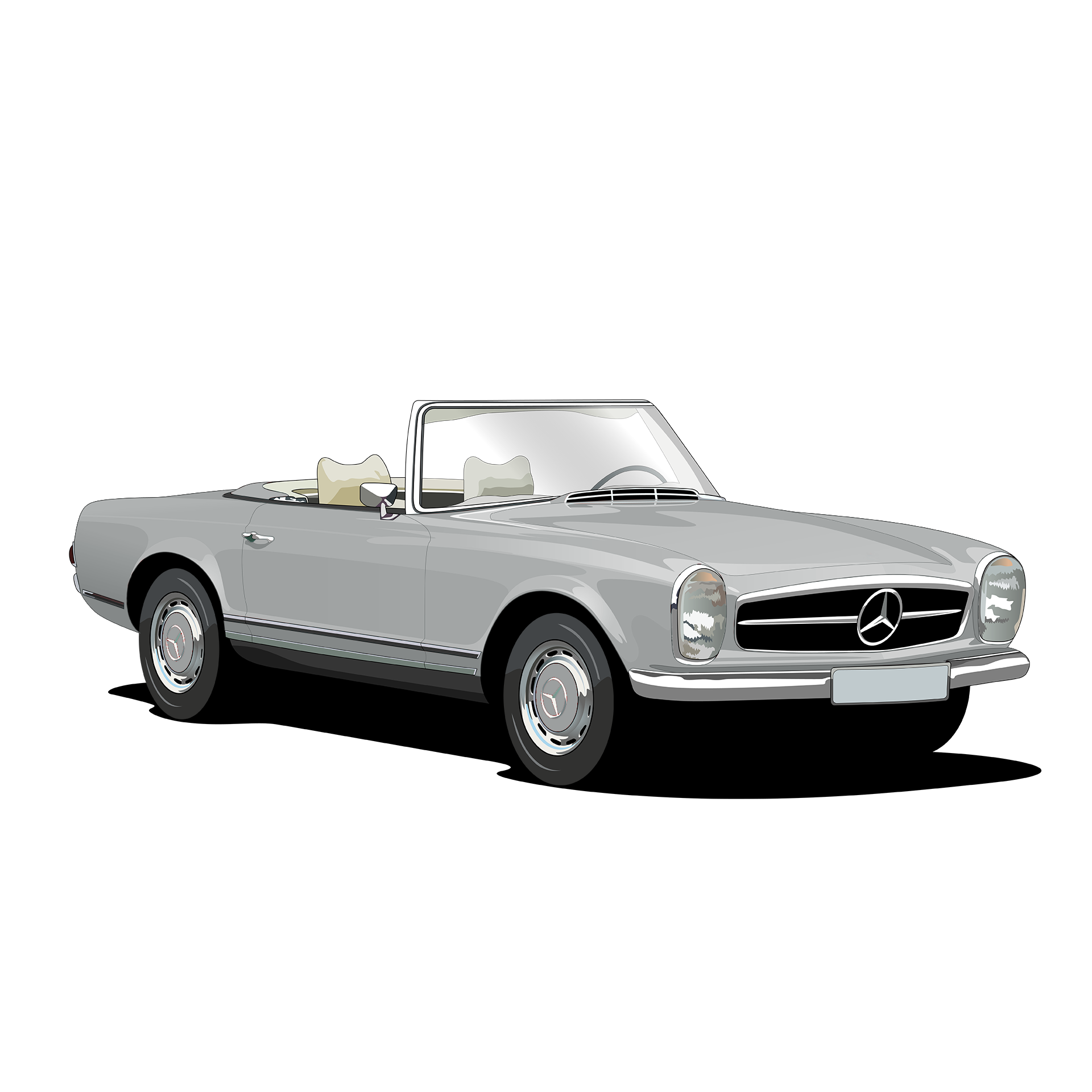 Metallic Silver Grey 180