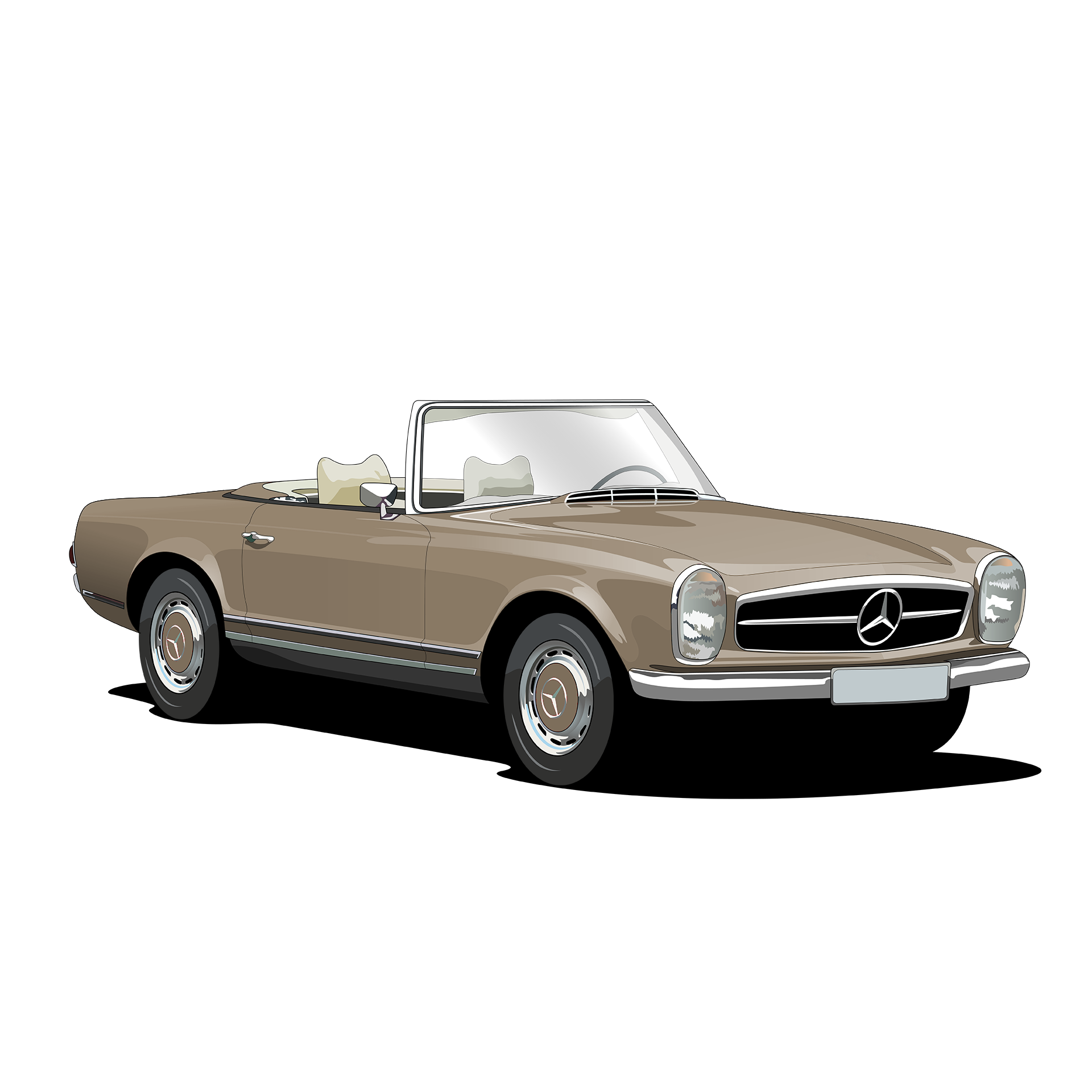 Solid Beige Grey 726