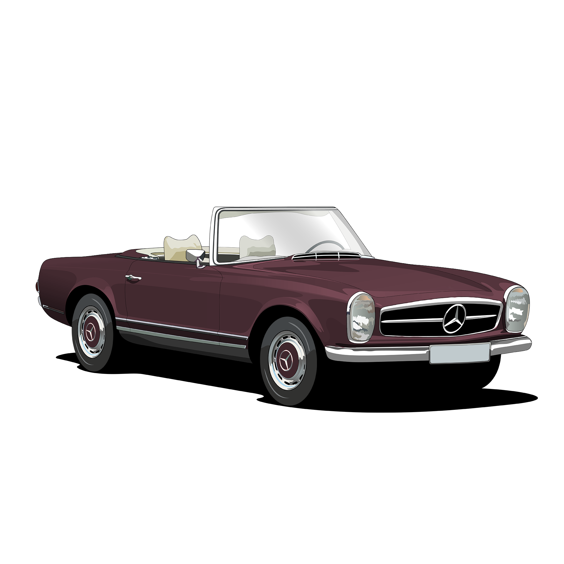 Solid Dark Maroon 460
