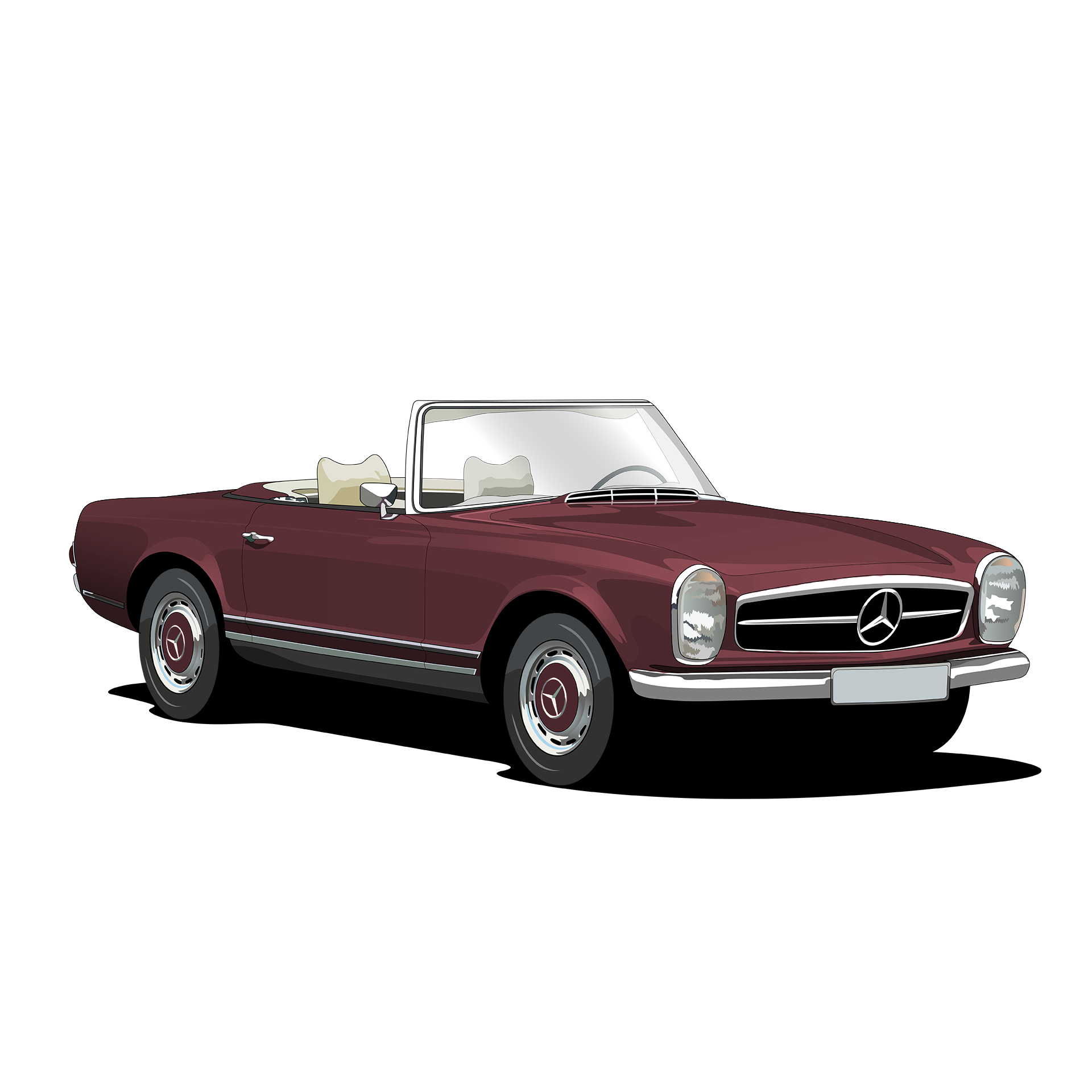 Solid Dark Red 542