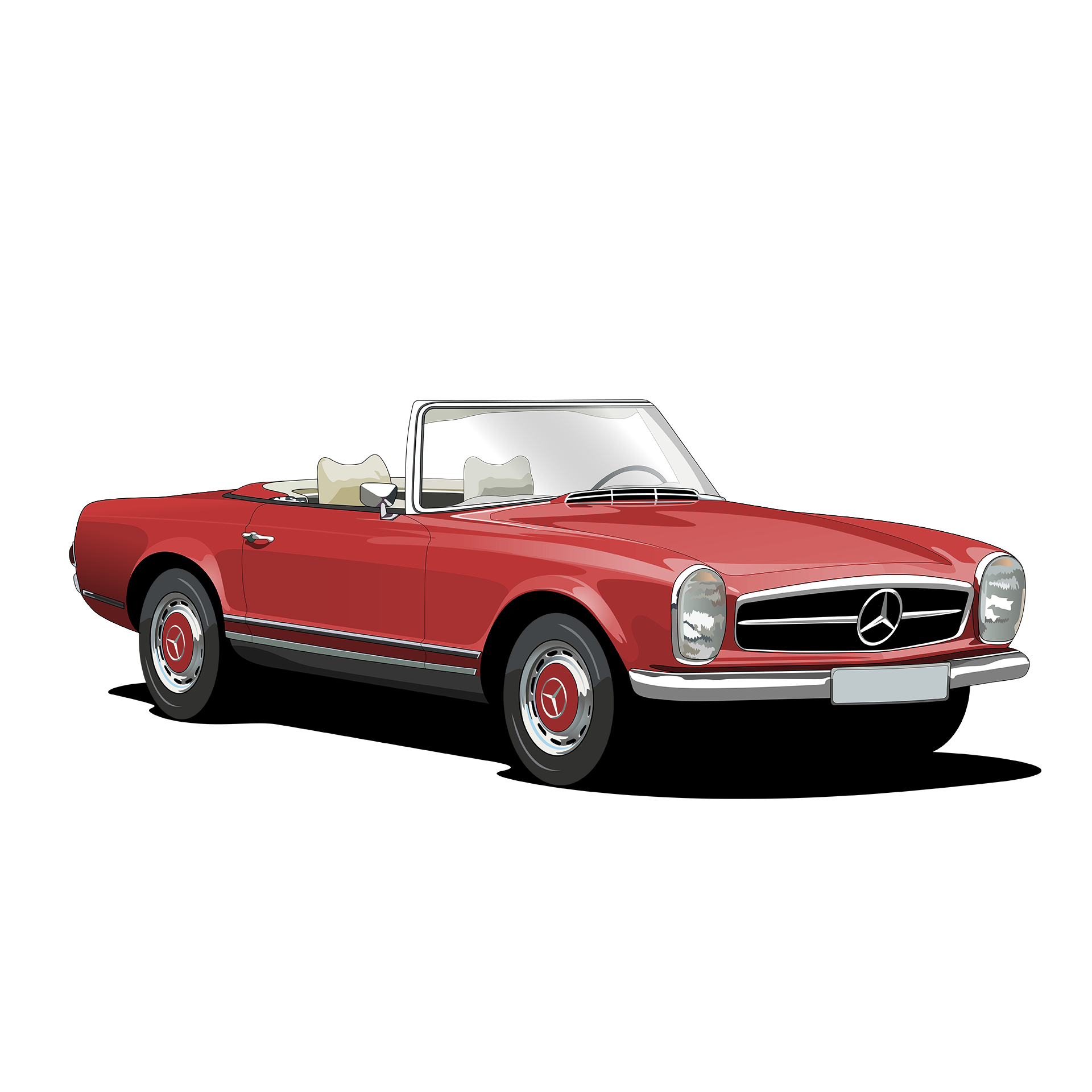 Solid Light Red 519