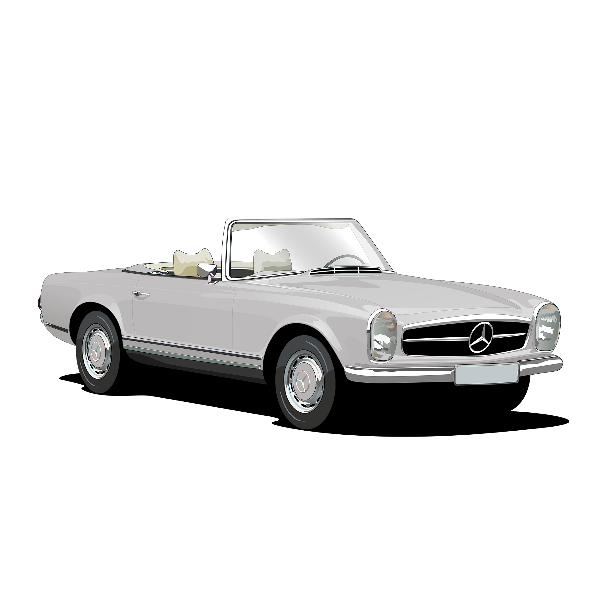 Solid White Grey 158