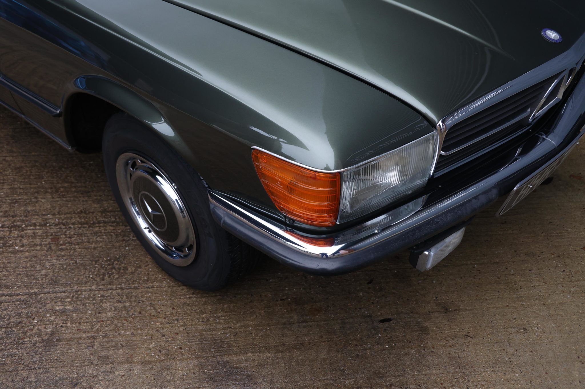 1972 Mercedes Benz (R107) 350SL British Racing Green with Brown Leather ...