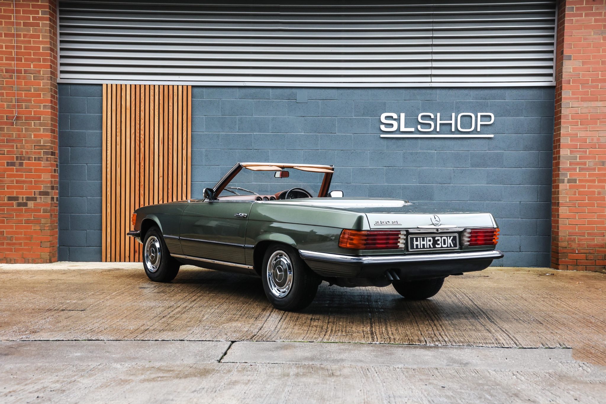 1972 Mercedes Benz (R107) 350SL British Racing Green with Brown Leather ...