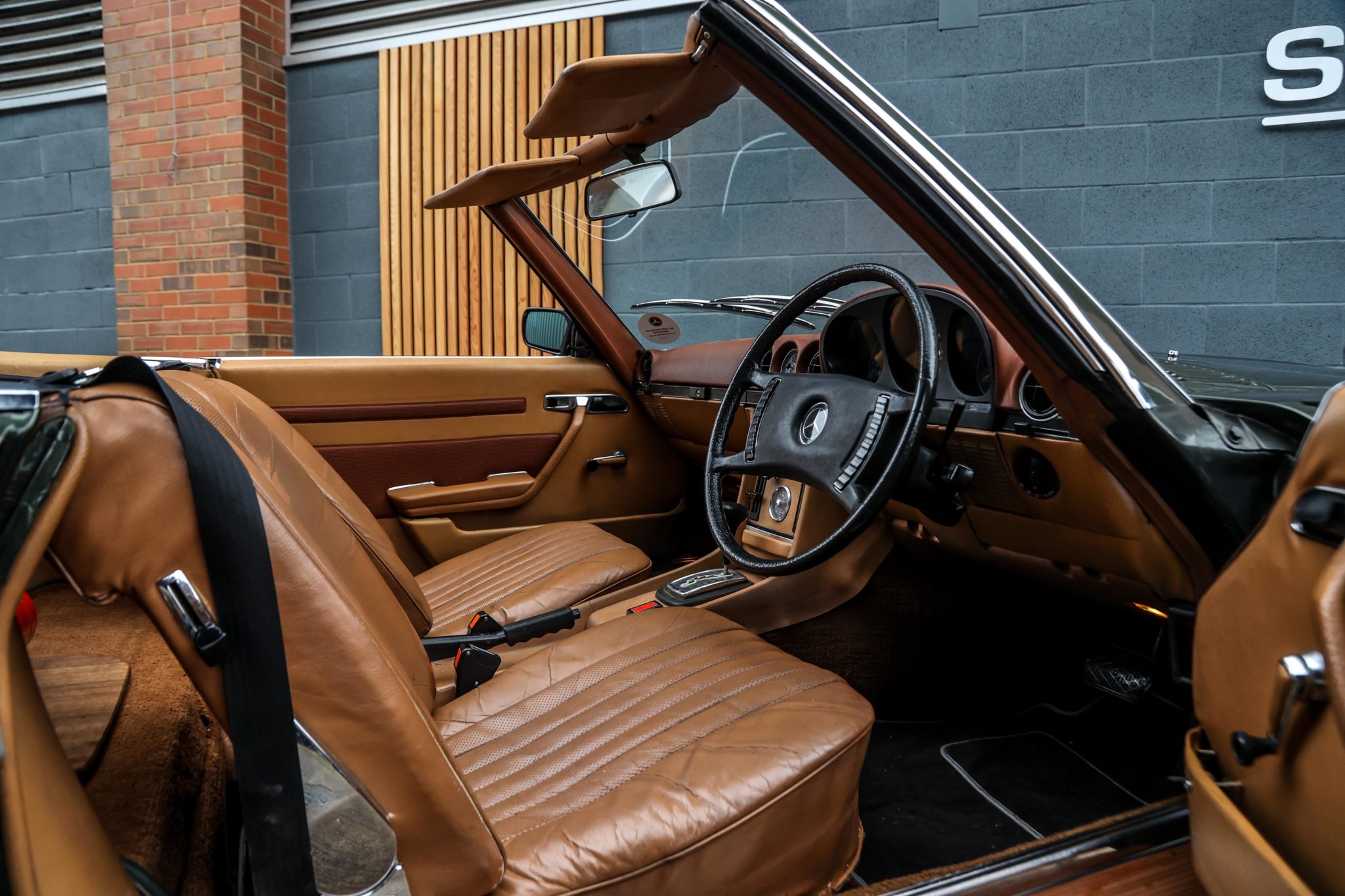 1972 Mercedes Benz (R107) 350SL British Racing Green with Brown Leather ...
