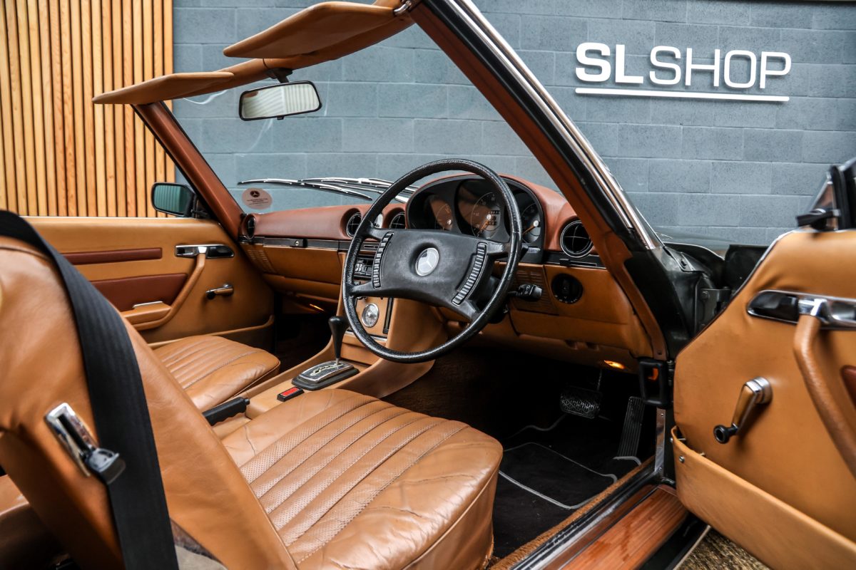 1972 Mercedes Benz (R107) 350SL British Racing Green with Brown Leather ...