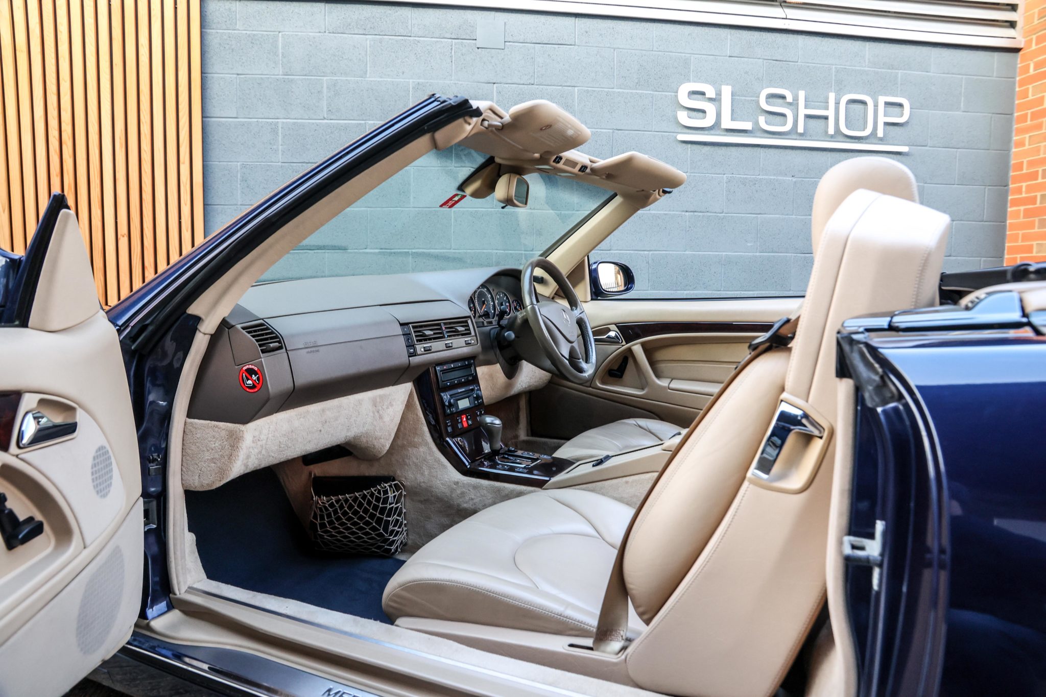 2000 Mercedes Benz SL320 (R129) Azurite Blue Metallic (366) with