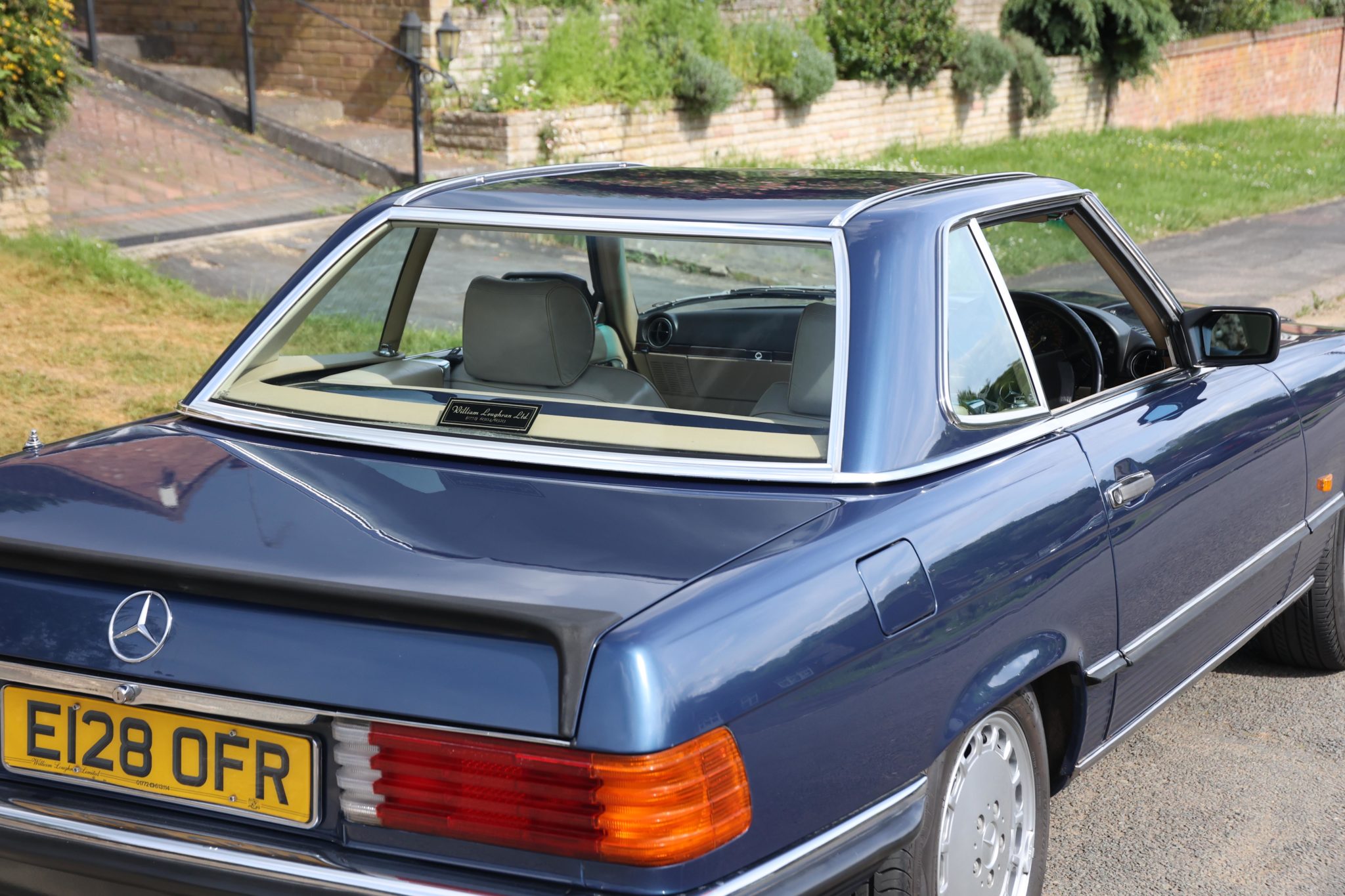 1987 Mercedes Benz R107 500SL Nautical Blue (929) with Beige Leather ...