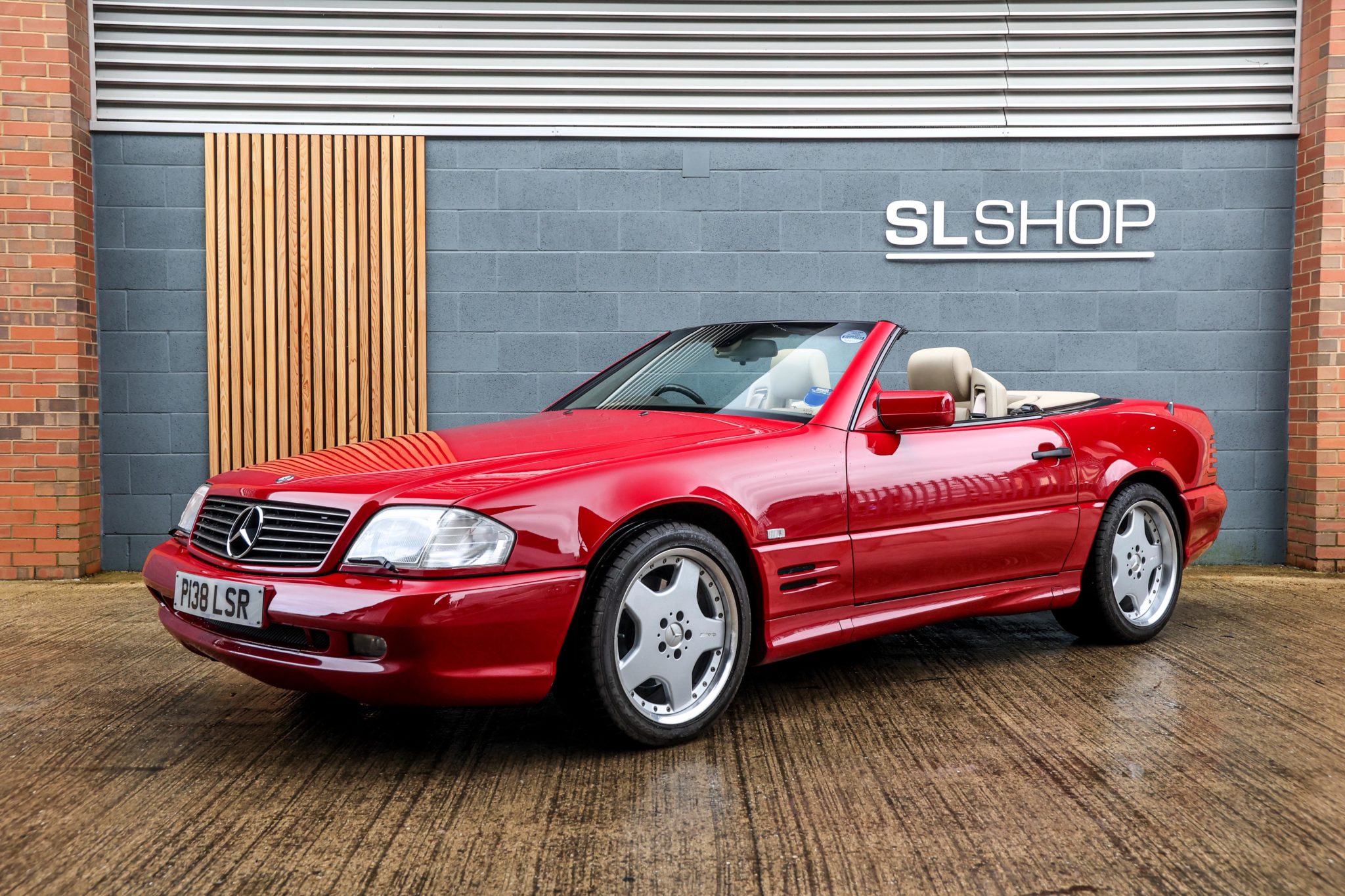 1997 Mercedes Benz R129 SL60 AMG Imperial Red (582) with Mushroom ...