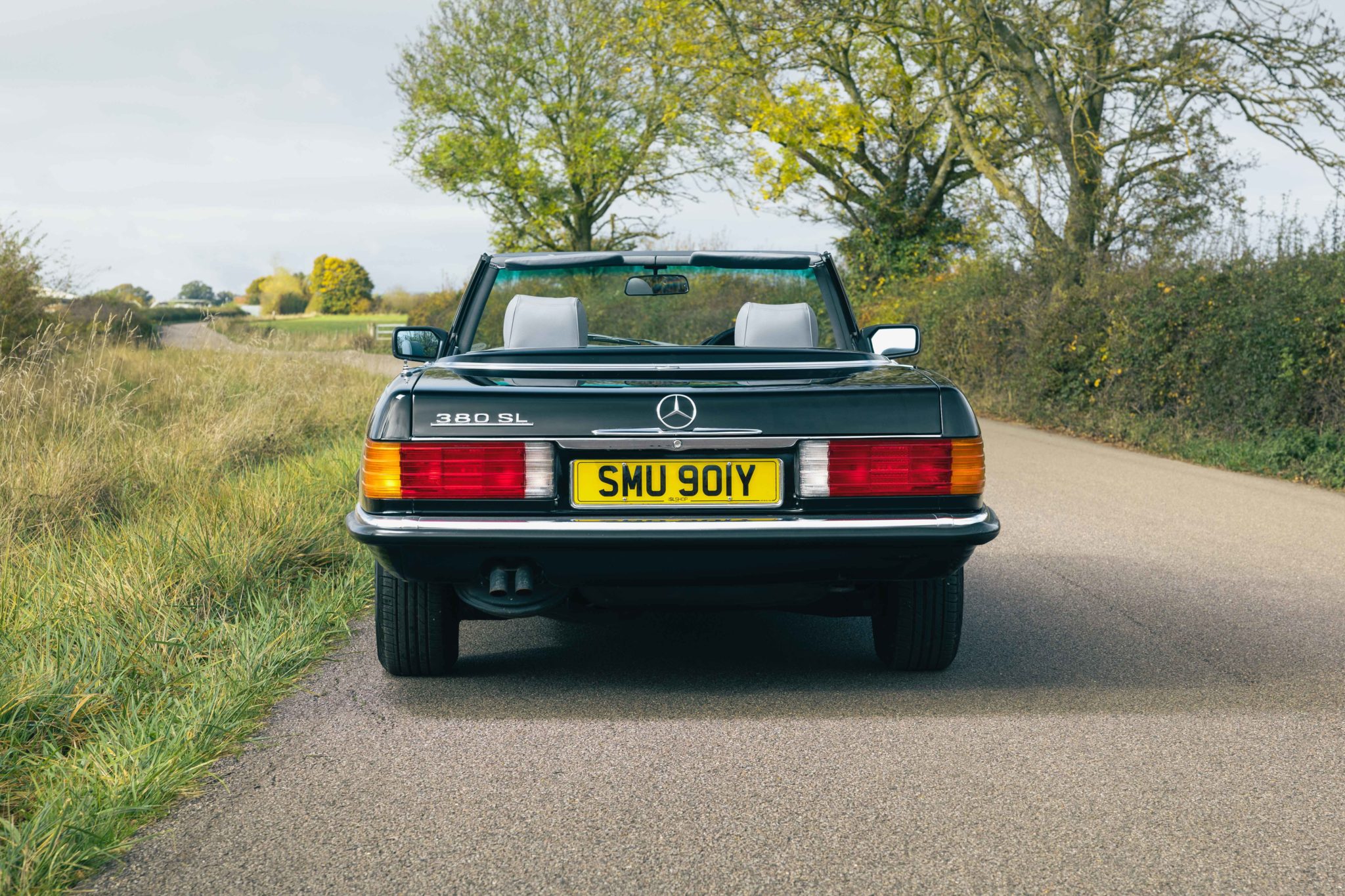 1983 Mercedes Benz R107 380SL Automatic Black (040) with Grey Leather ...