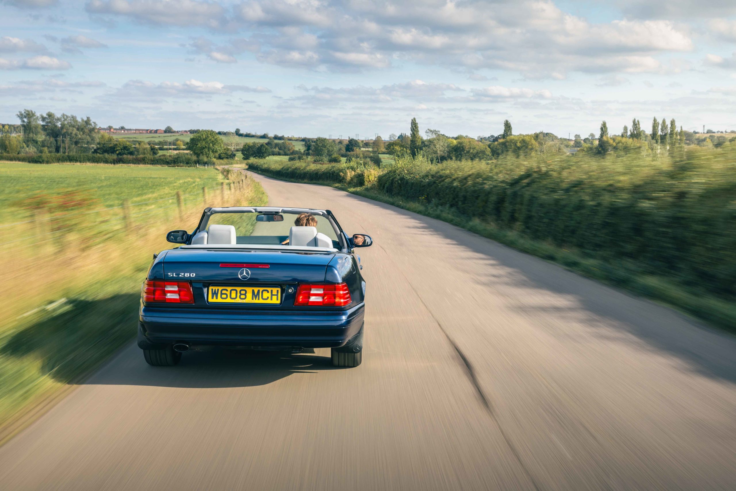 2000 Mercedes Benz R129 SL280 Automatic Azurite Blue (366) with
