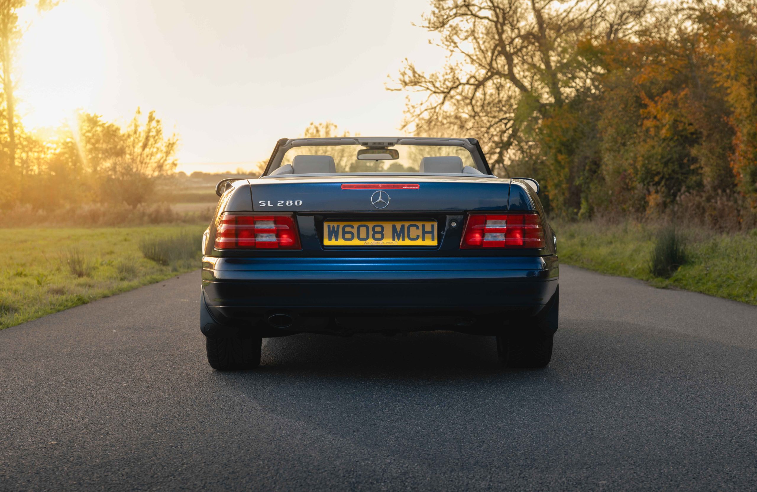 2000 Mercedes Benz R129 SL280 Automatic Azurite Blue (366) with