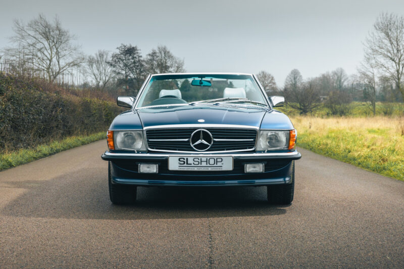 1986 Mercedes Benz R107 500SL Nautical Blue (929) with Grey Leather ...