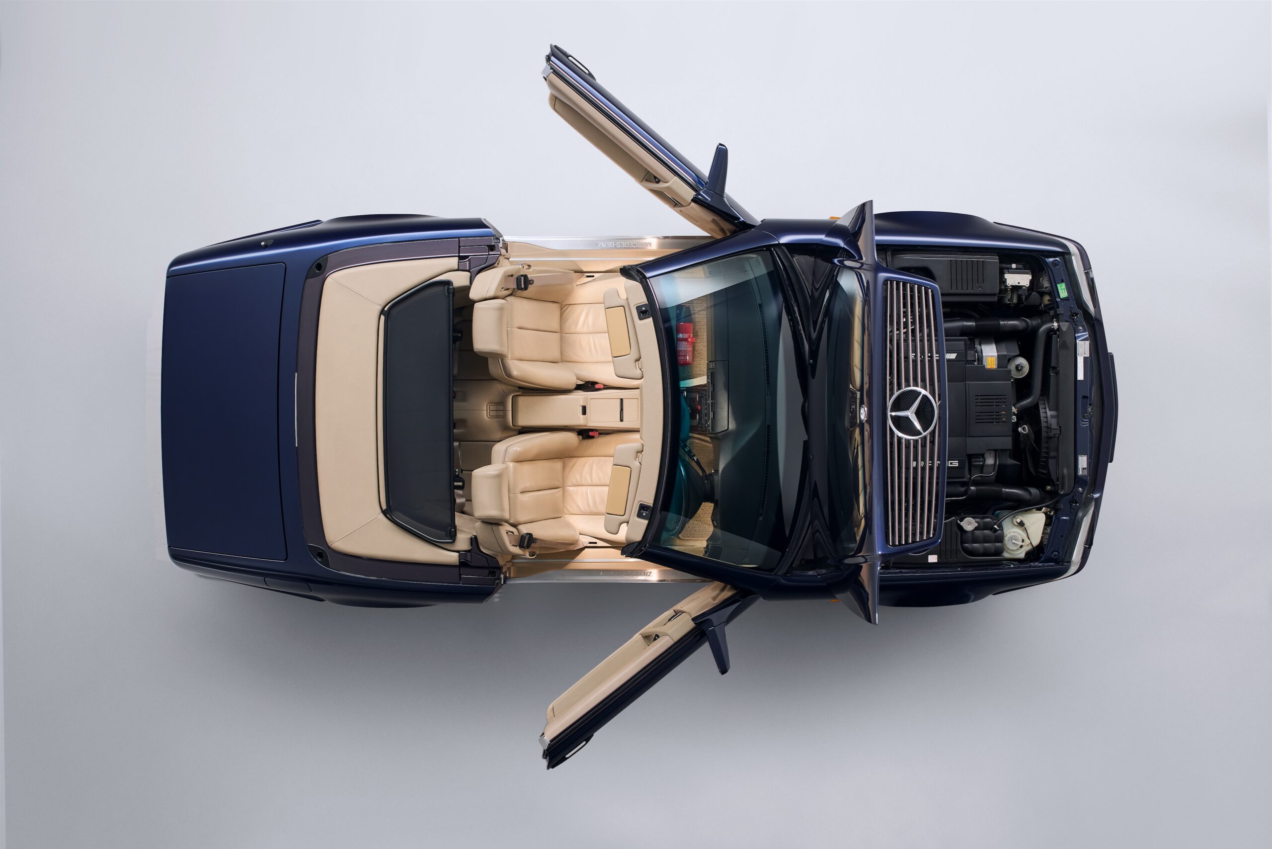 1995 Mercedes-Benz R129 SL60 AMG Azurite Blue Metallic (366)